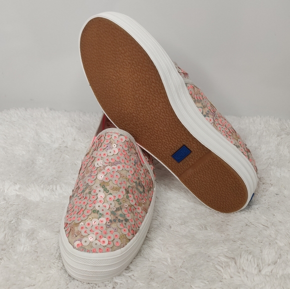 New sequin platform slip on Keds - Picture 7 of 8